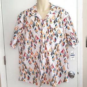 NWT Club Room Sailboat Shirt Size XL